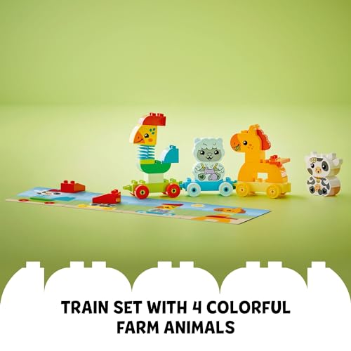 New LEGO DUPLO My First Animal Train Building Set and Horse Toy 10412