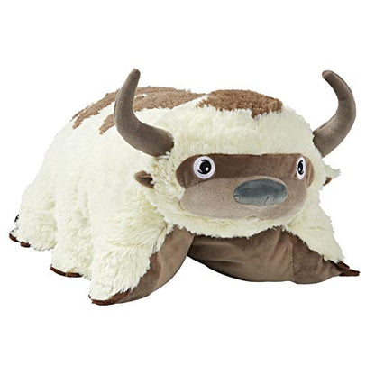 Pillow Pets 30” Jumboz Appa Stuffed Animal, Nickelodeon Avatar: The Last Airbender Plush Toy (White)