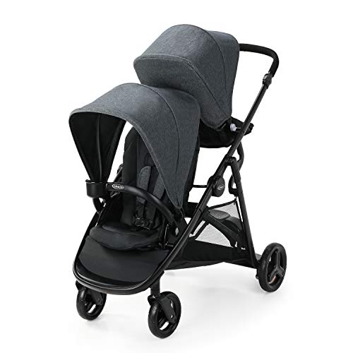 New Graco Ready2Grow 2.0 Double Stroller Features Bench Seat and Standing Platform Options (Rafa)