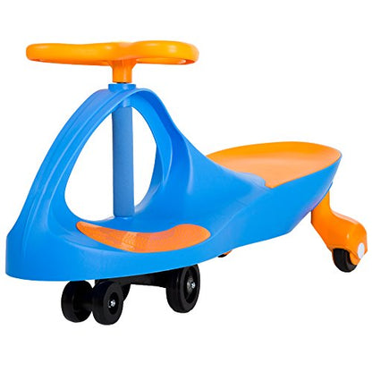 New Wiggle Car Ride on Toy (Blue/Orange)