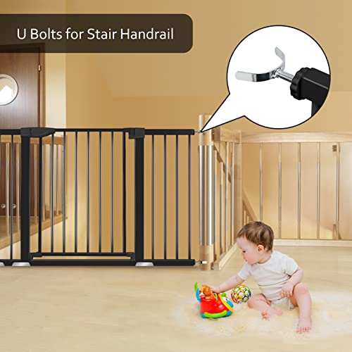 New Derson 29.93"-51.5" Extra Wide Baby Gate for Stairs and Doorways