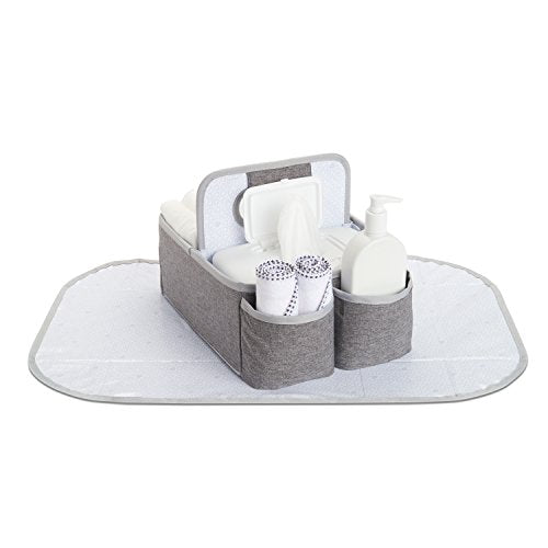 New Munchkin® Portable Diaper Caddy Organizer (Grey)