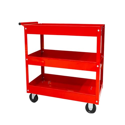 NEW BIG RED 3-Tier Service Cart 400 lbs capacity metal cart