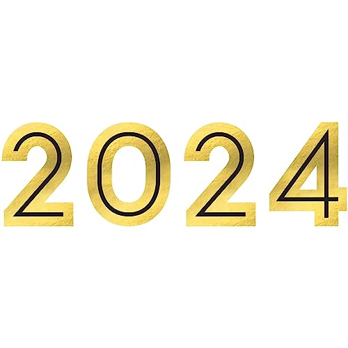 New 2024 Cutouts Set - 21.75" x 12. 4" | Paper | Pack of 4