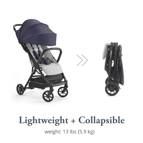 Inglesina Quid Baby Stroller - Large Canopy (College Navy)