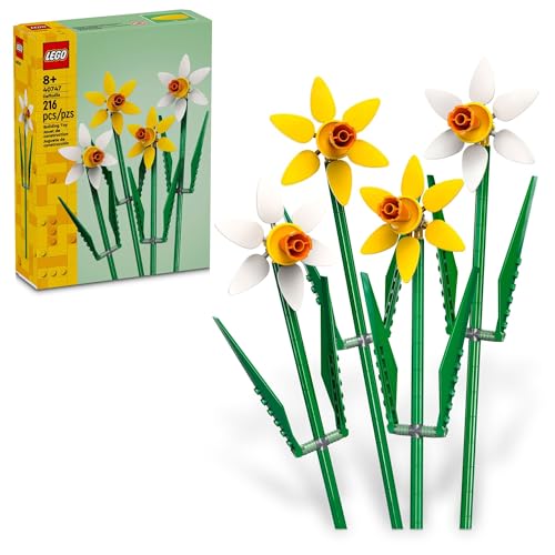 New LEGO Daffodils Celebration Gift Yellow and White Daffodils, 40747