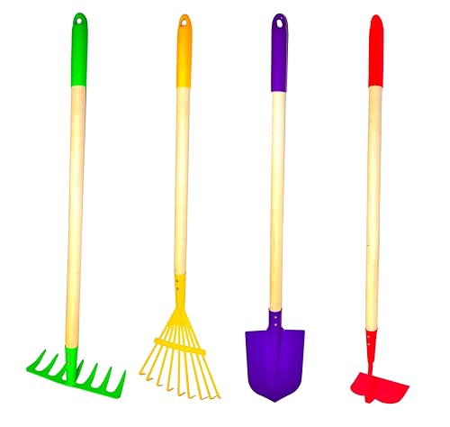 New JustForKids Kids Garden Tool Set (Multicolored)