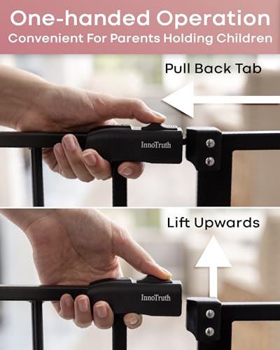 InnoTruth 28.9-42.1" Wide Baby Gate for Stairs