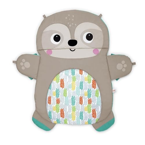 New Bright Starts Tummy Time Prop & Play Baby Activity Mat (Sloth)