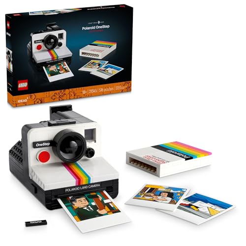 New LEGO Ideas Polaroid OneStep SX-70 Camera Building Kit 21345