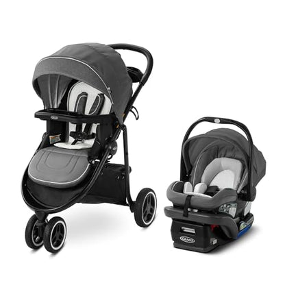 New Graco Modes 3 Lite Platinum Travel System - Wit