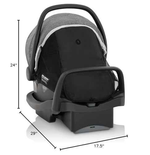 New Evenflo LiteMax Vizor Infant Car Seat (Sable Black)