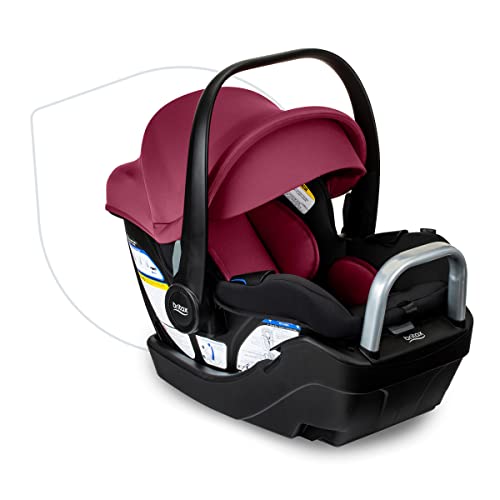 New Britax Willow S Infant Car Seat with Alpine Base (Ruby Onyx)