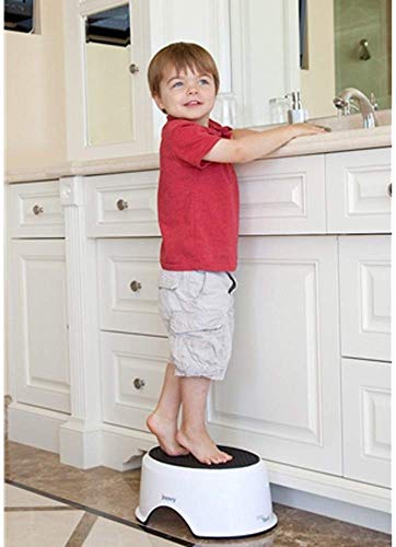 New Joovy StepTool, Toddler Step Stool, Holds Up To 300 lbs, White