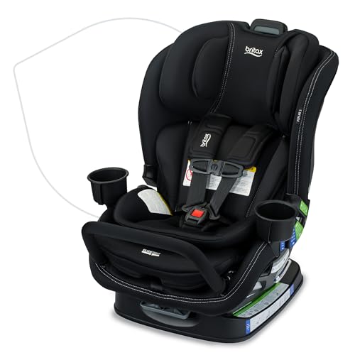 New Britax Poplar S Convertible Car Seat, 2-in-1 Car Seat with Slim 17-Inch Design, ClickTight Technology, Onyx