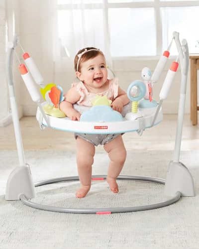 New Skip Hop Baby Activity Play Bouncer for Baby (Silver Lining Cloud)