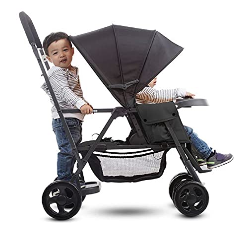 Joovy Caboose Sit and Stand Double Stroller (Black)