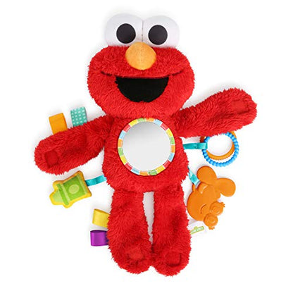 New Bright Starts Sesame Street Elmo Travel Buddy Plush Take-Along Stroller or Carrier Toy