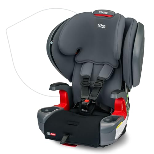 New Britax Grow with You ClickTight Plus Harness-2-Booster Car Seat (Black Ombre)