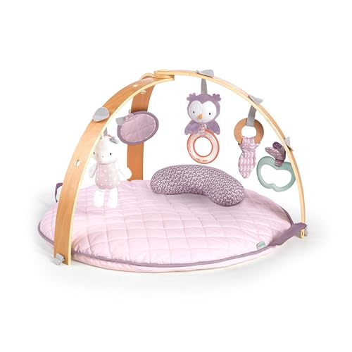 New Ingenuity Cozy Spot Reversible Duvet Activity Gym & Play Mat - Calla (Pink)