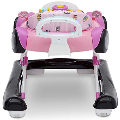 New Delta Children First Race 2-in-1 Walker (Pink)