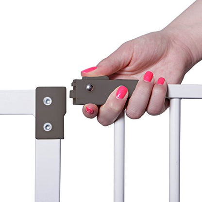 New Dreambaby Liberty Walk Thru Baby Safety Gate Set (White)