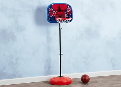 Delta Children Marvel Spider-Man Basketball Hoop Set for Kids (Red)