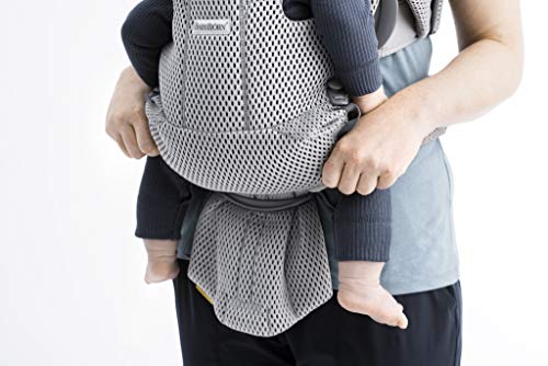 New BabyBjorn Baby Carrier Free in 3D Mesh - Gray