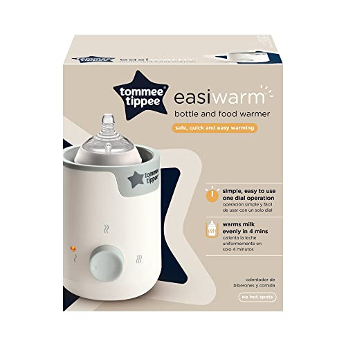 New Tommee Tippee Easiwarm Bottle Warmer (White)