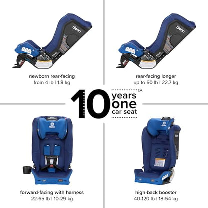 New Diono Radian 3R SafePlus All-in-One Convertible Car Seat (Blue Sky)