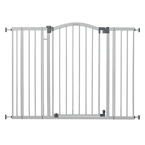 Summer Infant Extra Tall & Wide Safety Pet and Baby Gate, 29.5"-53" Wide, 38" Tall (Gray)