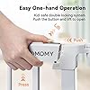 New COMOMY 80" Extra Wide Baby Gate, Dog Gate (30" Tall, White)