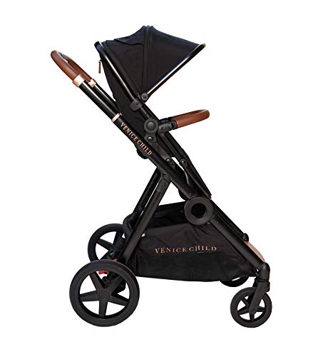 Venice Child Maverick Single to Double Stroller (Eclipse Black)