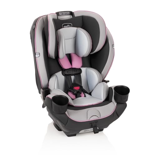 New Evenflo EveryKid 3-in-1 Convertible Car Seat (Oneida Pink)