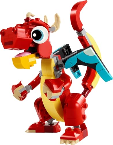 New LEGO Creator 3 in 1 Red Dragon Toy 31145