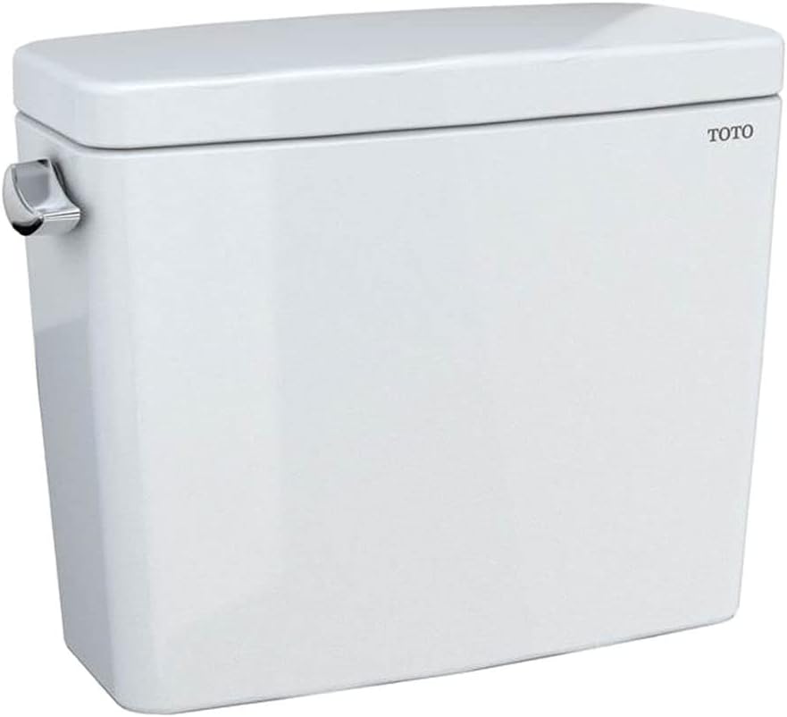 New TOTO Drake 1.28 GPF Toilet Tank with WASHLET and Auto Flush Compatibility (Cotton White)