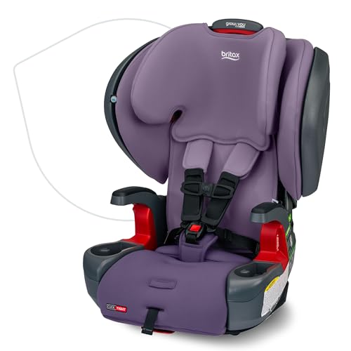 New Britax Grow with You ClickTight Plus Harness-2-Booster Car Seat (Purple Ombre)