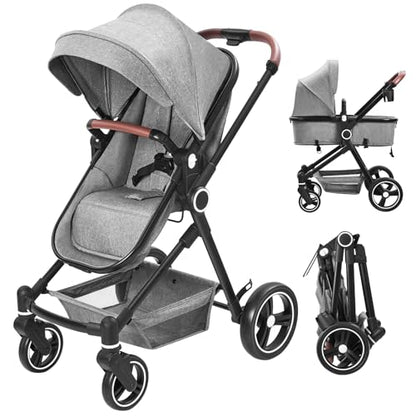 GarveeLife Convertible Baby Stroller (Light Gray)