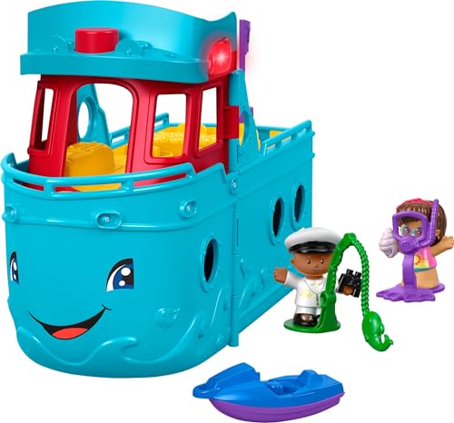 New Fisher-Price Little People Toddler Toy Travel Together Friend Ship Musical Playset