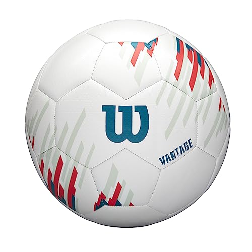 New Wilson NCAA Vantage Soccer Ball (Size 5, White/Teal)