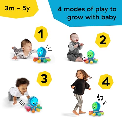 Baby Einstein Ocean Explorers Go Opus Go 4-in-1 Crawl & Chase Activity Learning Toy