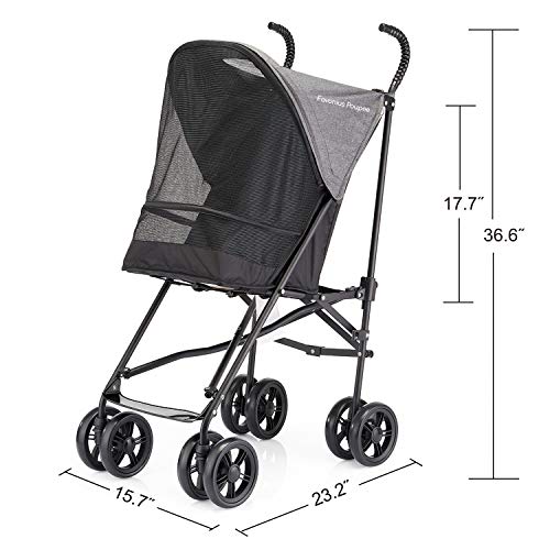 Favonius poupee Lightweight Pet Stroller (Grey)