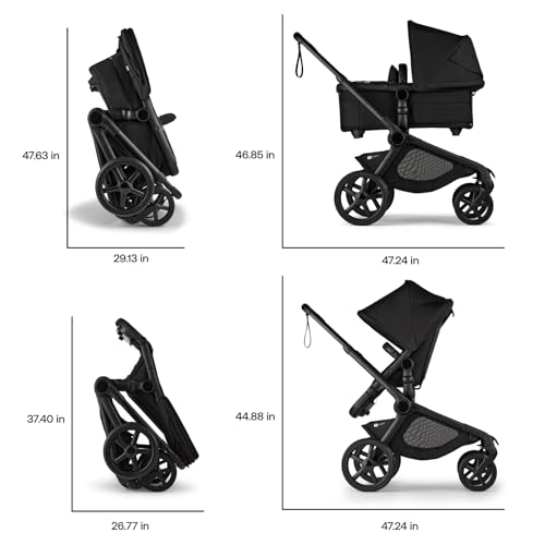 Bugaboo Kangaroo All-Terrain Single-to-Double Stroller (Dark Cherry)