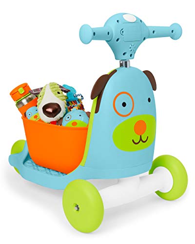 New Skip Hop 3-in-1 Baby Activity Push Walker to Toddler Scooter (Zoo Dog)