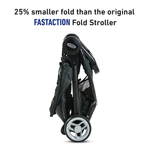 Graco FastAction SE Travel System | Includes Quick Folding Stroller (Redmond)