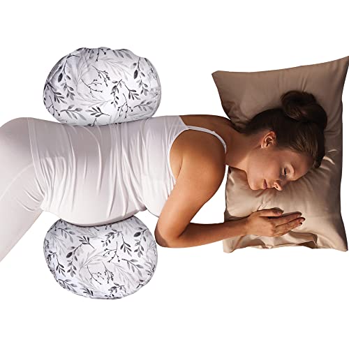 Boppy Side Sleeper Pregnancy Pillow (Gray Falling Leaves) Kidsy