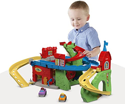 New Fisher-Price Little People Toddler Toy Sit ‘n Stand Skyway Race Track Playset