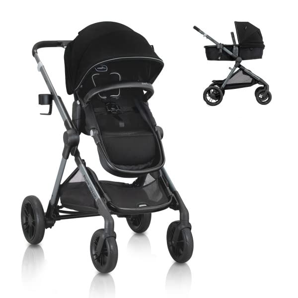 Evenlo Pivot Xpand Modular Stroller (Ayrshire Black)