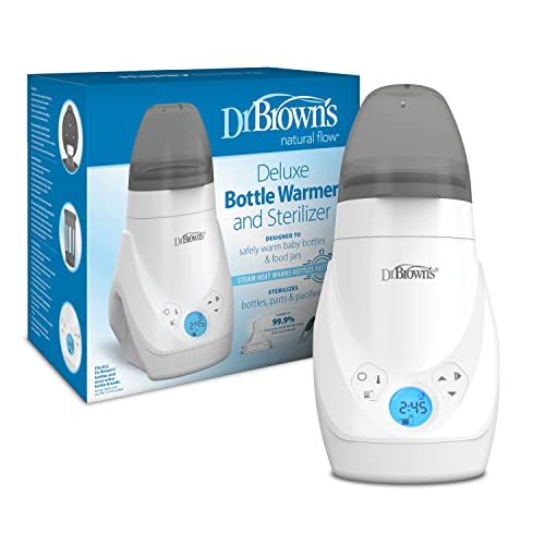 Dr. Brown's Deluxe Baby Bottle Warmer and Sterilizer for Formula, Breast Milk