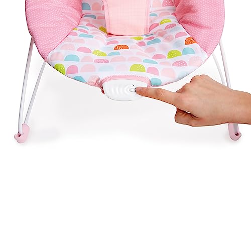 Bright Starts Baby Bouncer Soothing Vibrations (Fancy Fantasy, Pink Unicorn)